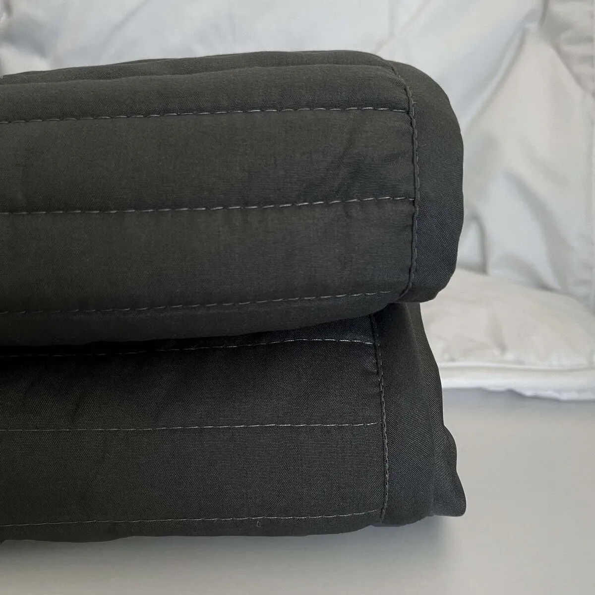 Luxton Ezy Quilted Valance - Black