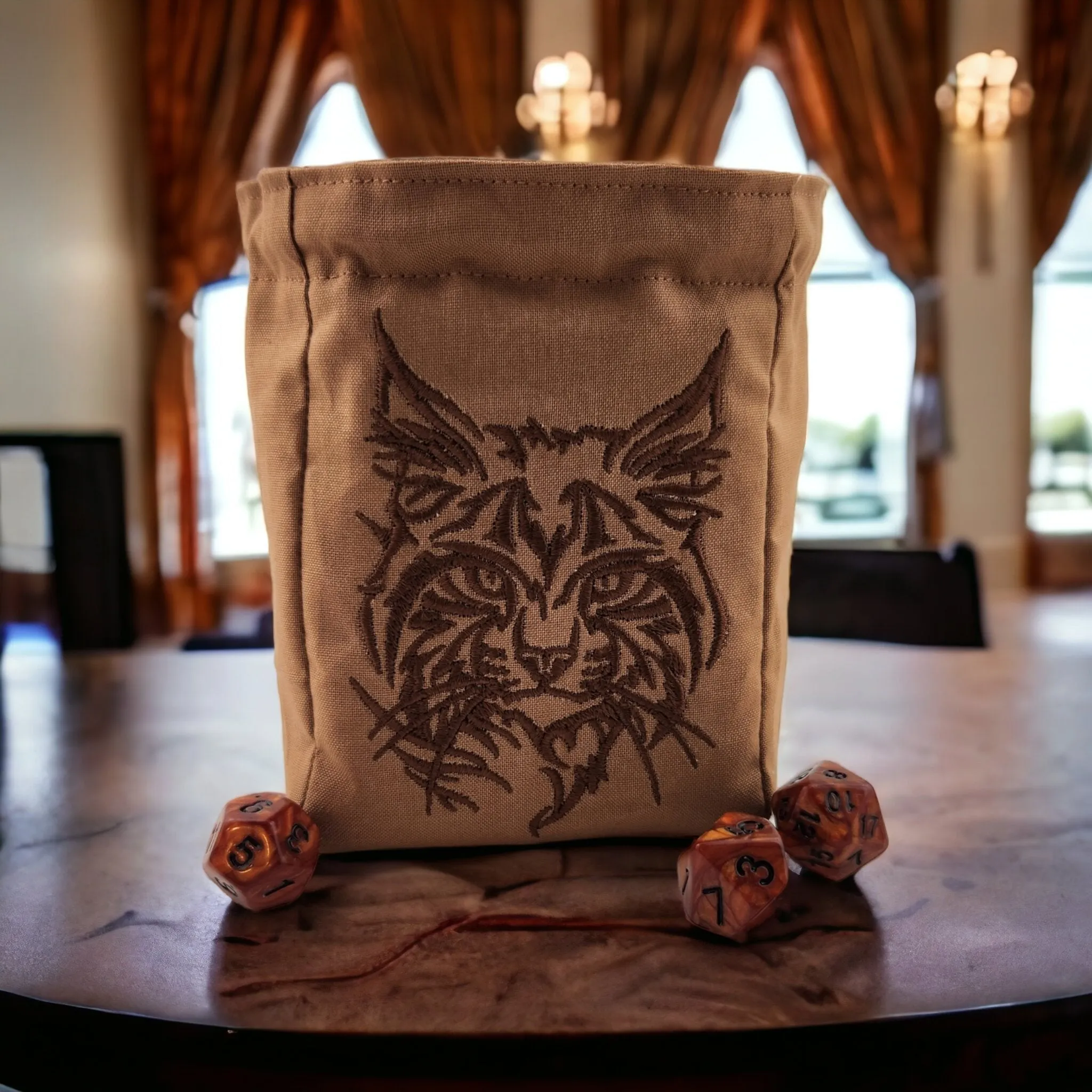 Lynx dice bag