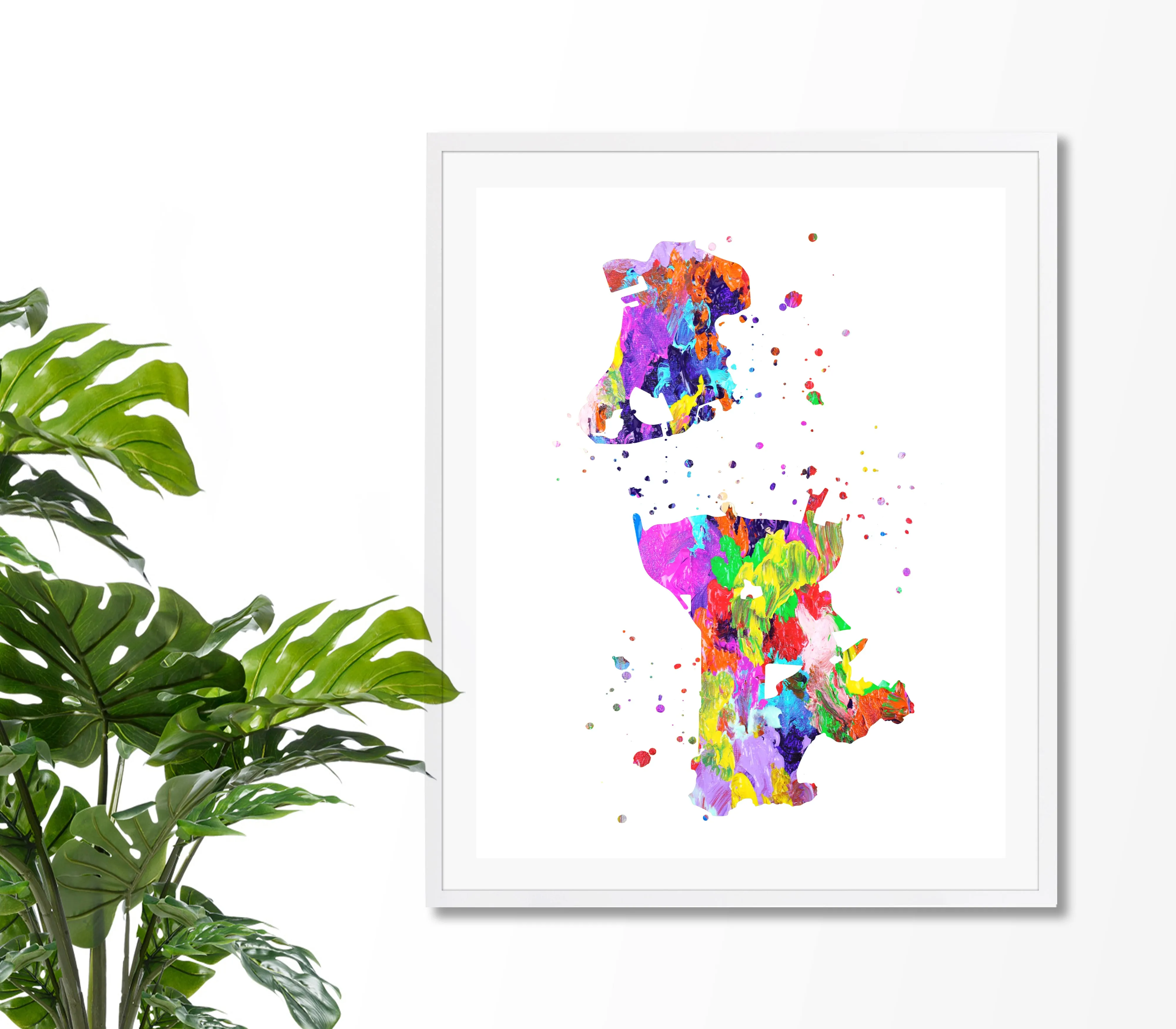 Macau Map Art Print - Unframed