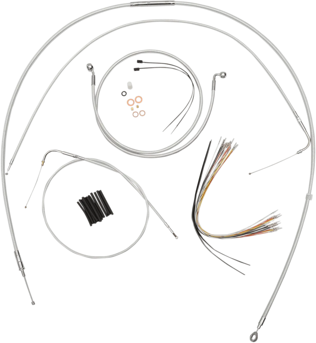 Magnum 387441 Sterling Chromite II Handlebar Installation Kit for 12-14in. Ape