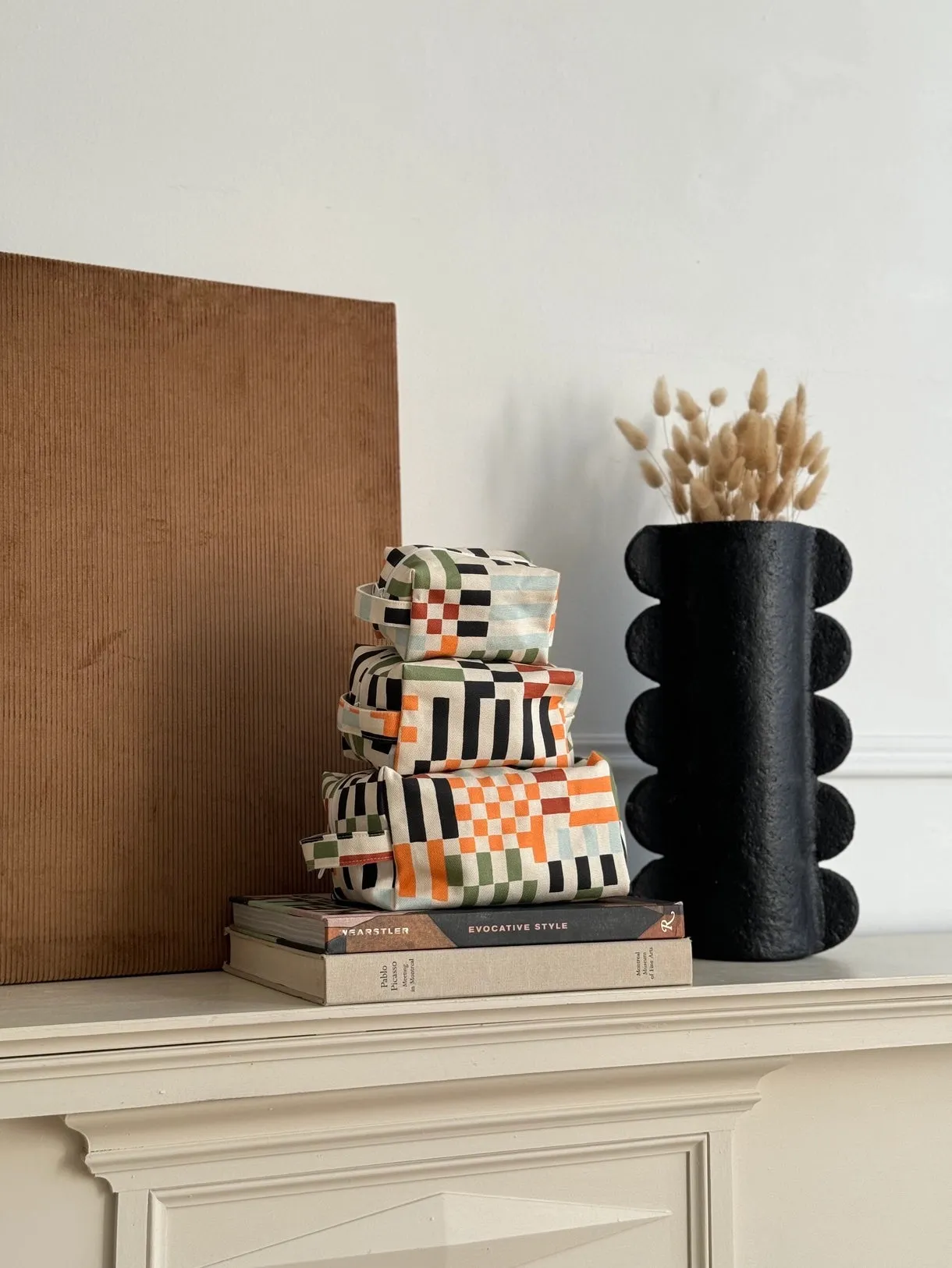 Makeup Bag - Multicolour Checker