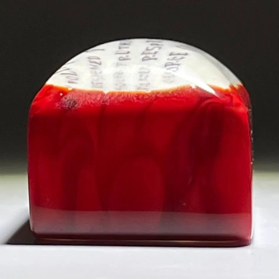 Mathieu Grodet Fused Murrine Paperweight Ingot with George Orwell Quotation