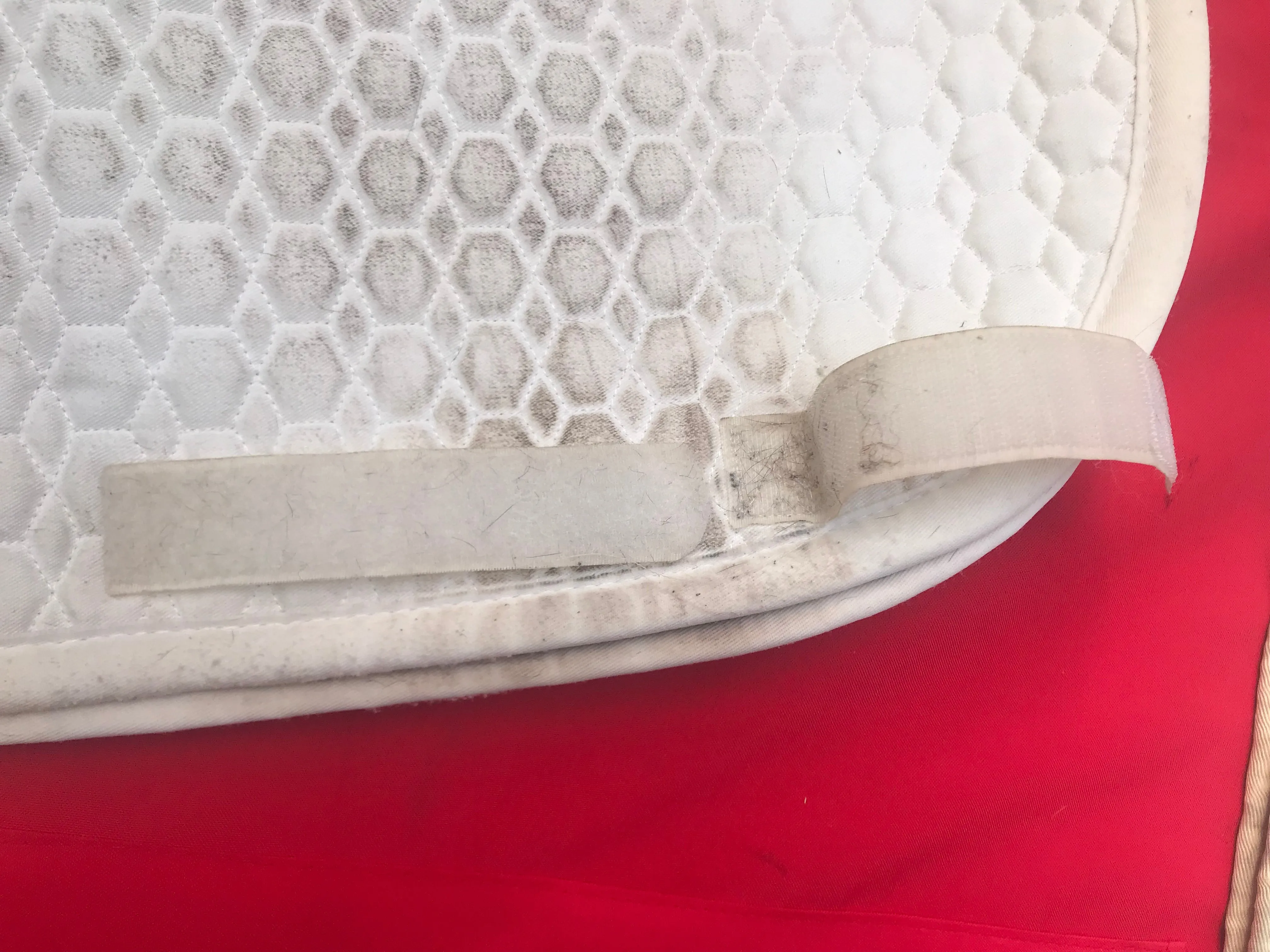 mattes white large saddle cloth FREE POSTAGE
