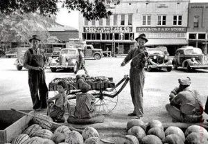 Melon Salesman and Fiddler