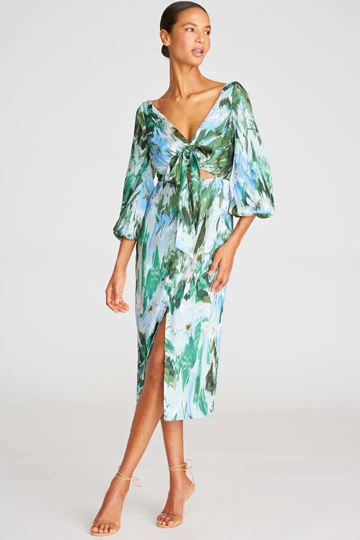 Menorca Midi Dress by ML Monique Lhuillier - RENTAL