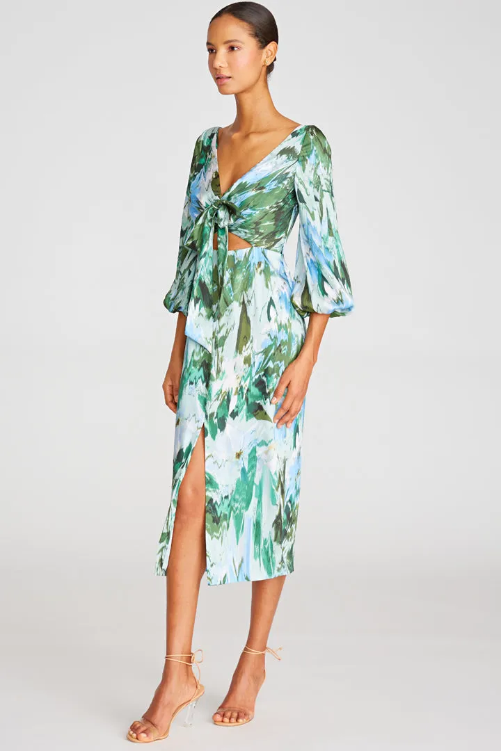 Menorca Midi Dress by ML Monique Lhuillier - RENTAL
