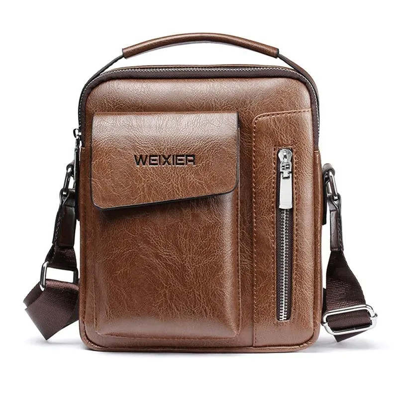 Men's Genuine Leather Sling Bag Body Bag For Men