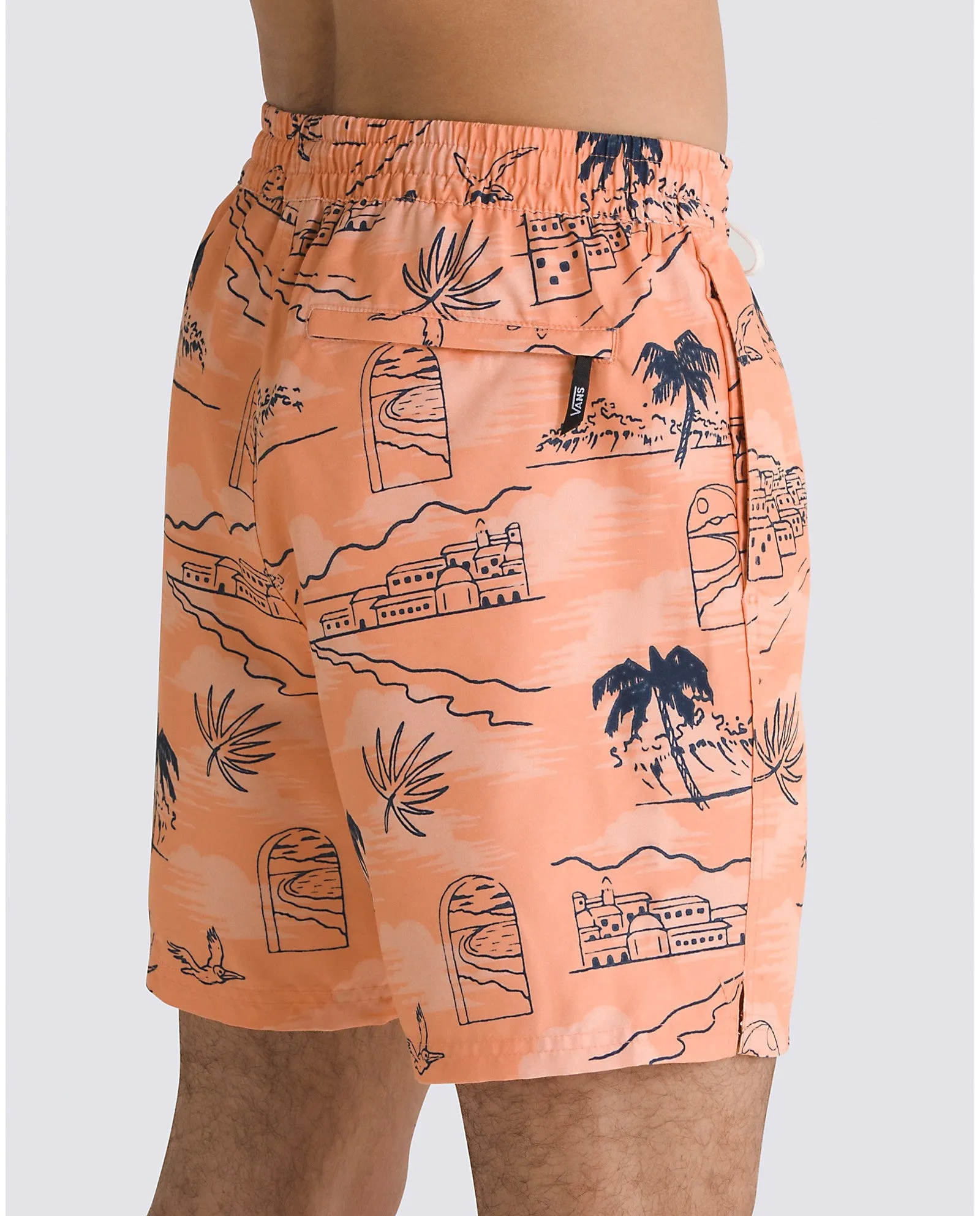 Men's Primary Print Elastic Short