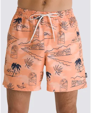 Men's Primary Print Elastic Short