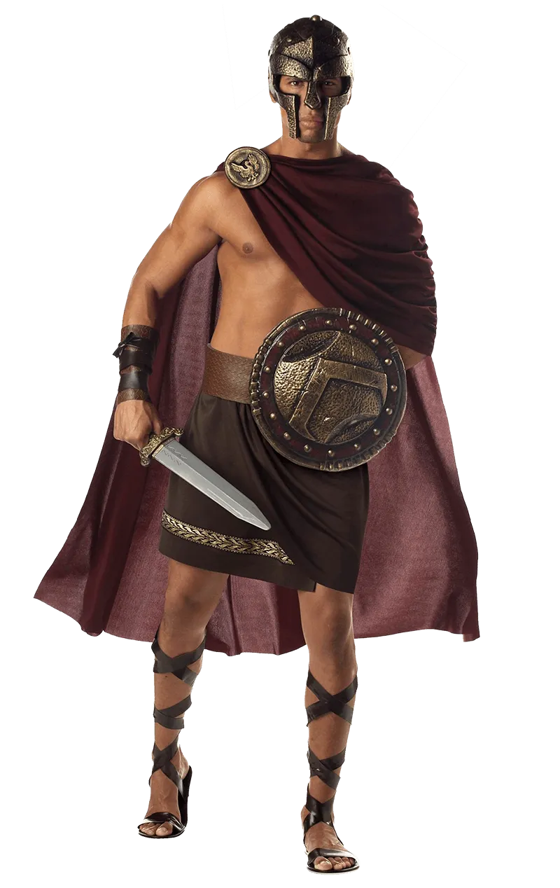 Mens Spartan Warrior Costume