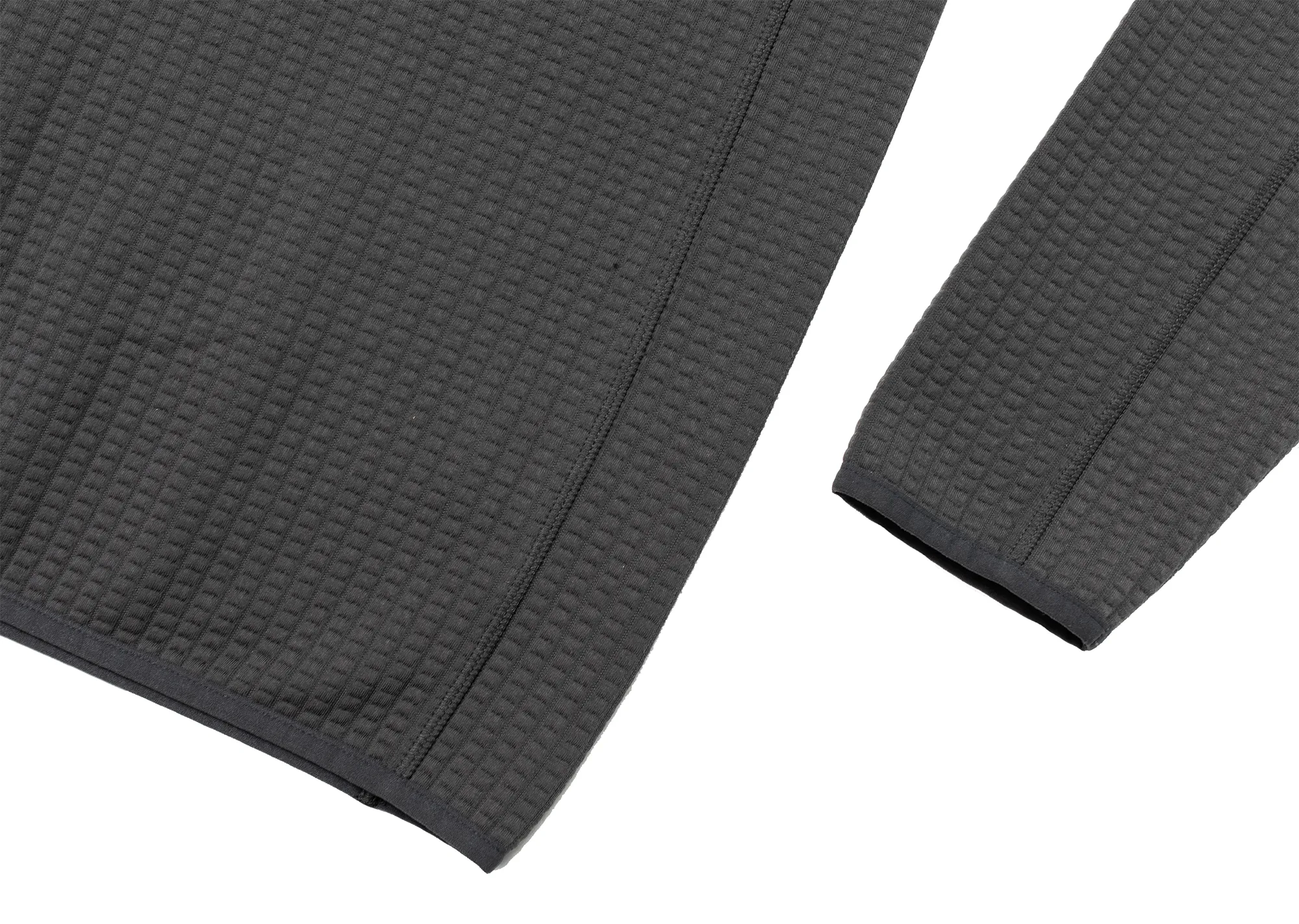Men's Waffle 1/4 Zip Pullover (Carbon)