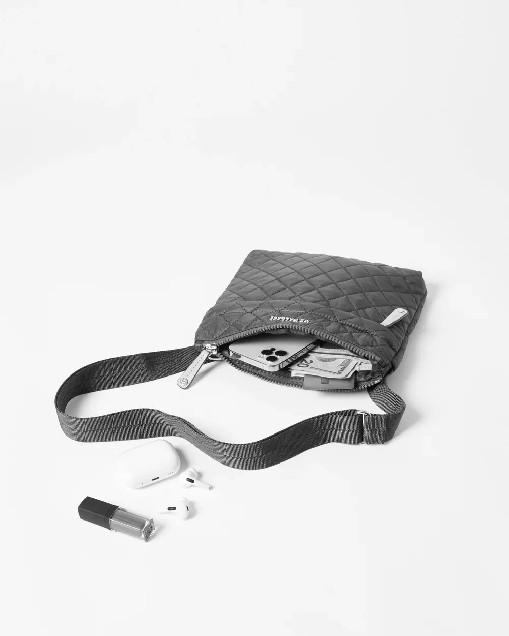 Metro Flat Crossbody | Walnut