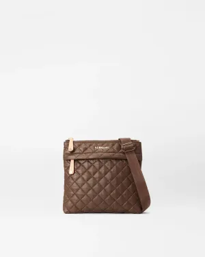 Metro Flat Crossbody | Walnut