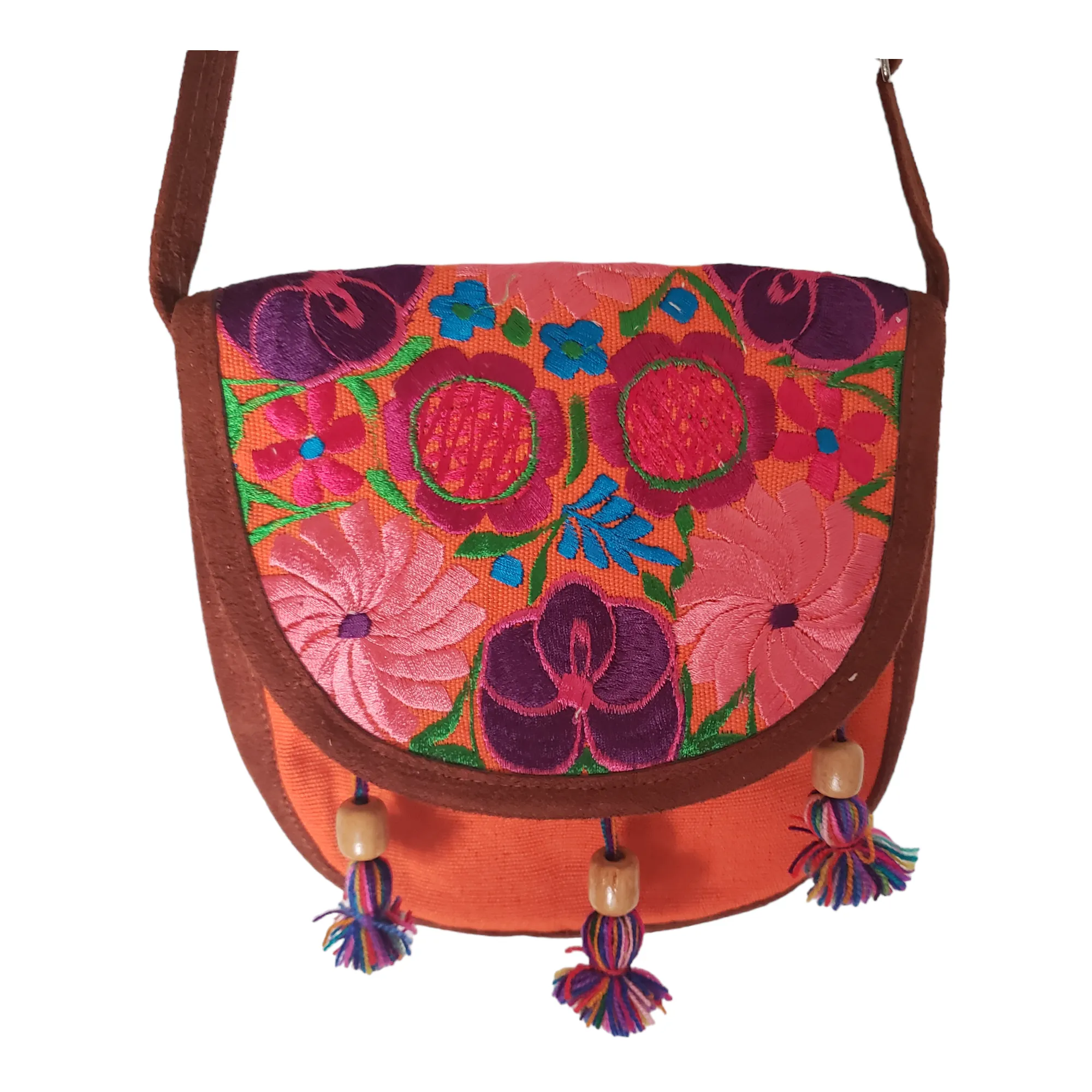 Mexican Embroidered Floral Bag Shoulder Crossbody