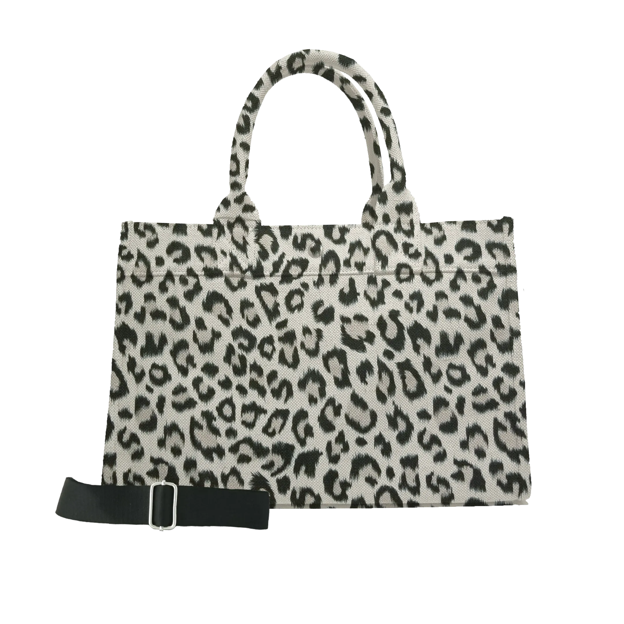 Midi East West Bag: Leopard