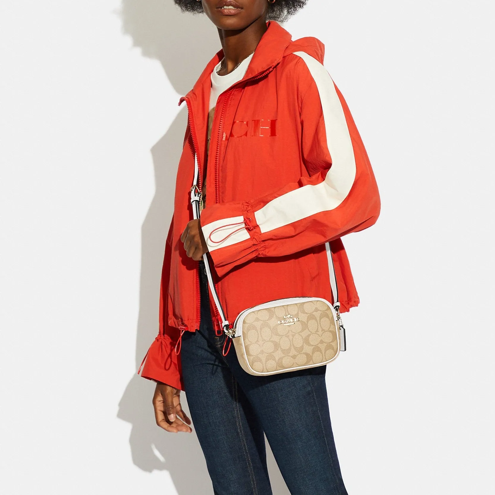 Mini Jamie Camera Bag In Signature Canvas