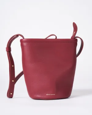 mini zip bucket - claret