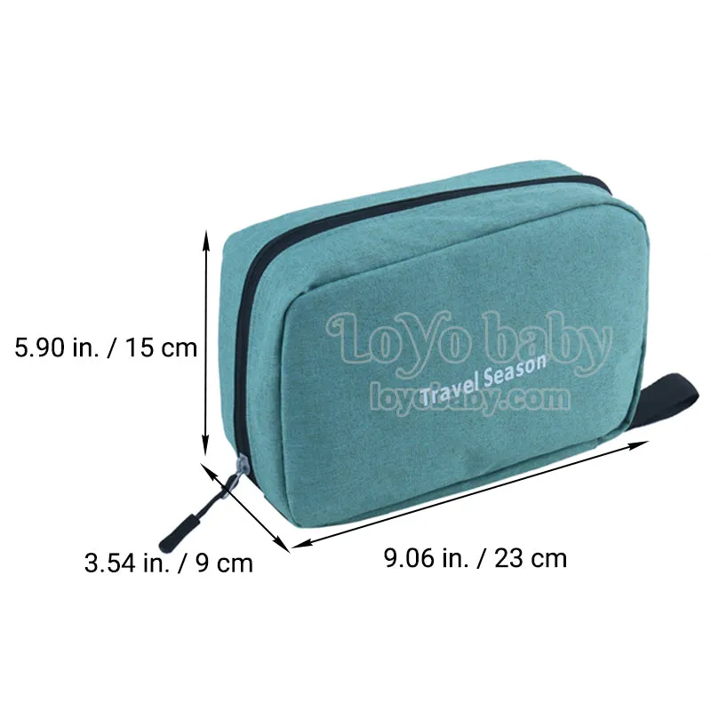 Minimalist Compact Toiletry Bag With Hanging Hook