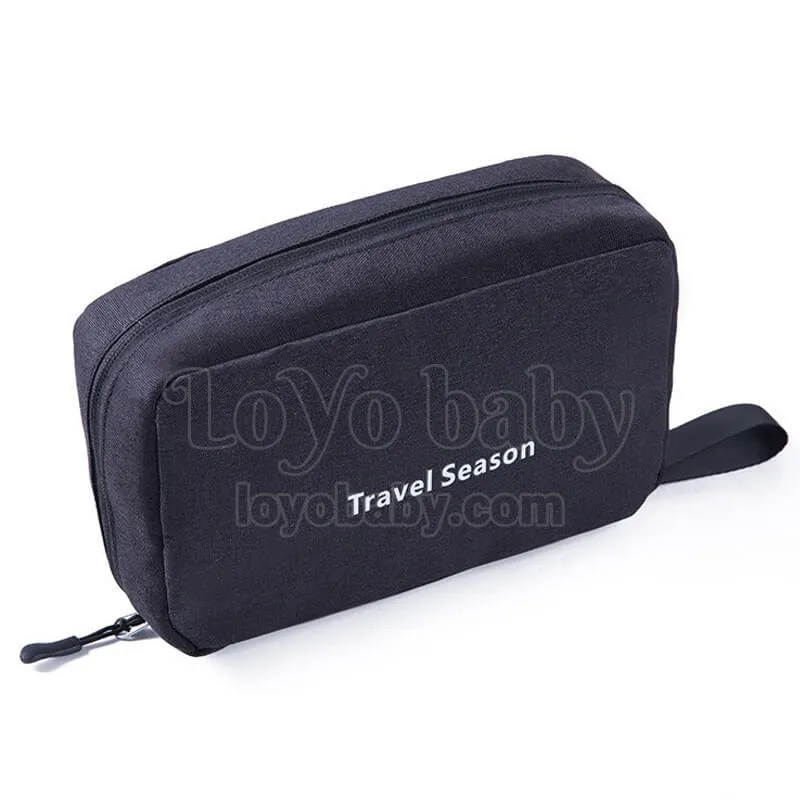 Minimalist Compact Toiletry Bag With Hanging Hook