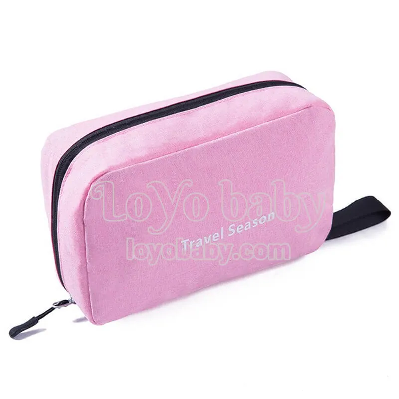 Minimalist Compact Toiletry Bag With Hanging Hook