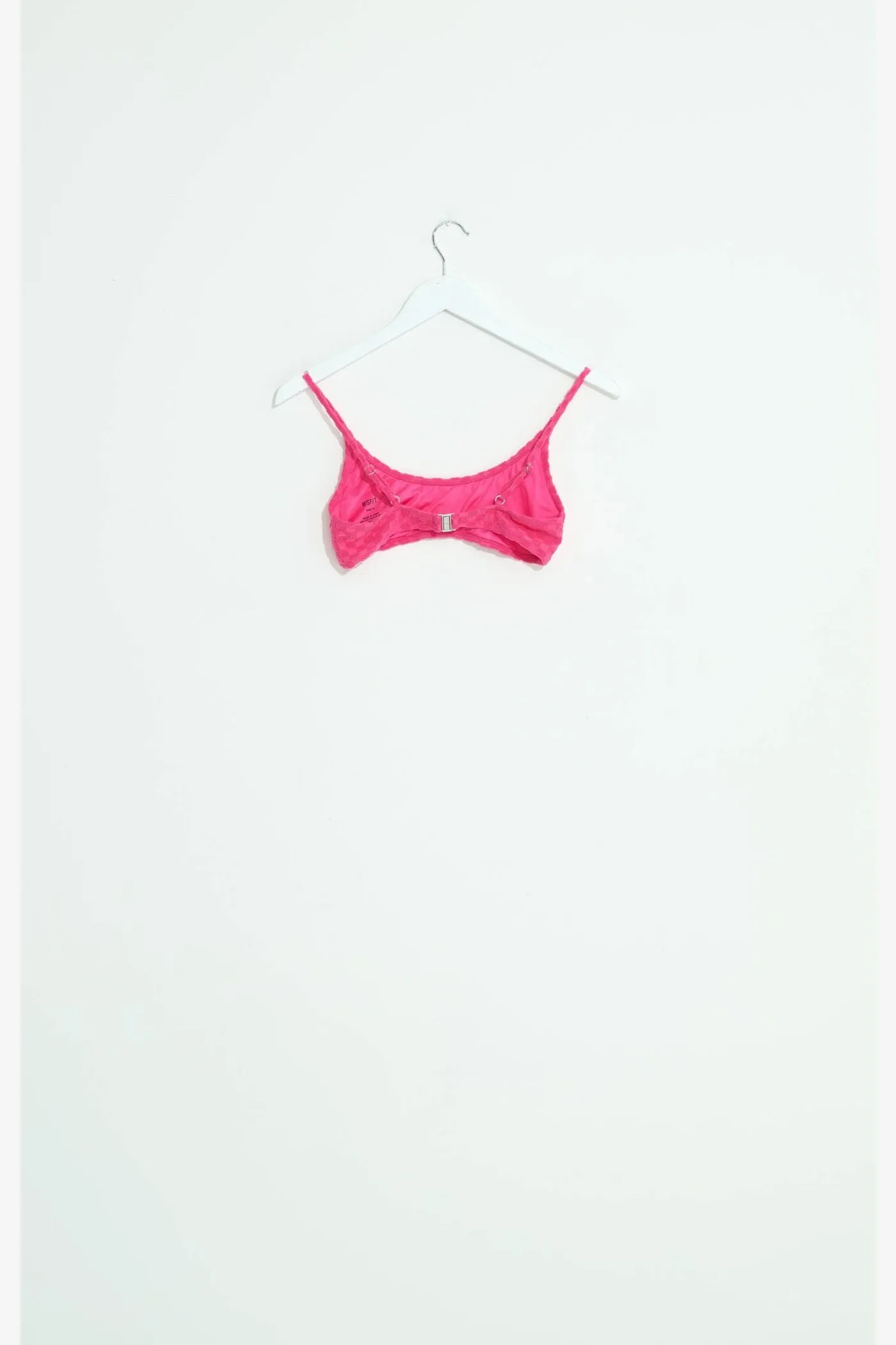 MISFIT CHECK MATE SCOOP BIKINI TOP - RASP