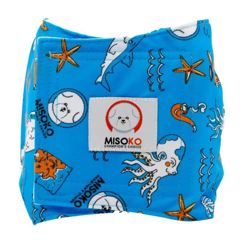 Misoko reusable diapers set for male dogs, Voyage, 3 pcs.
