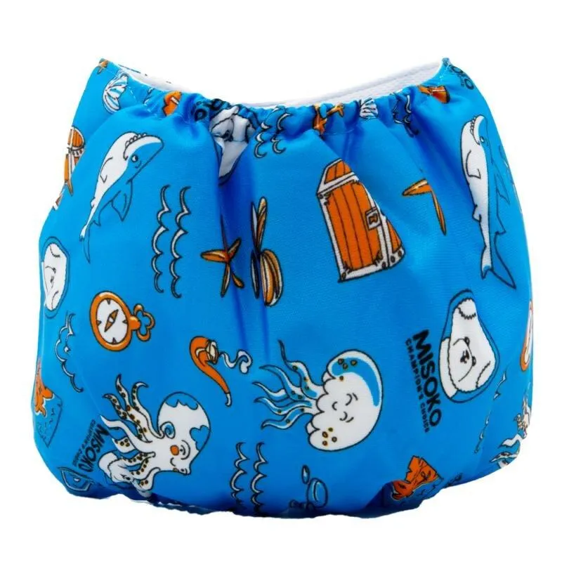 Misoko reusable diapers set for male dogs, Voyage, 3 pcs.