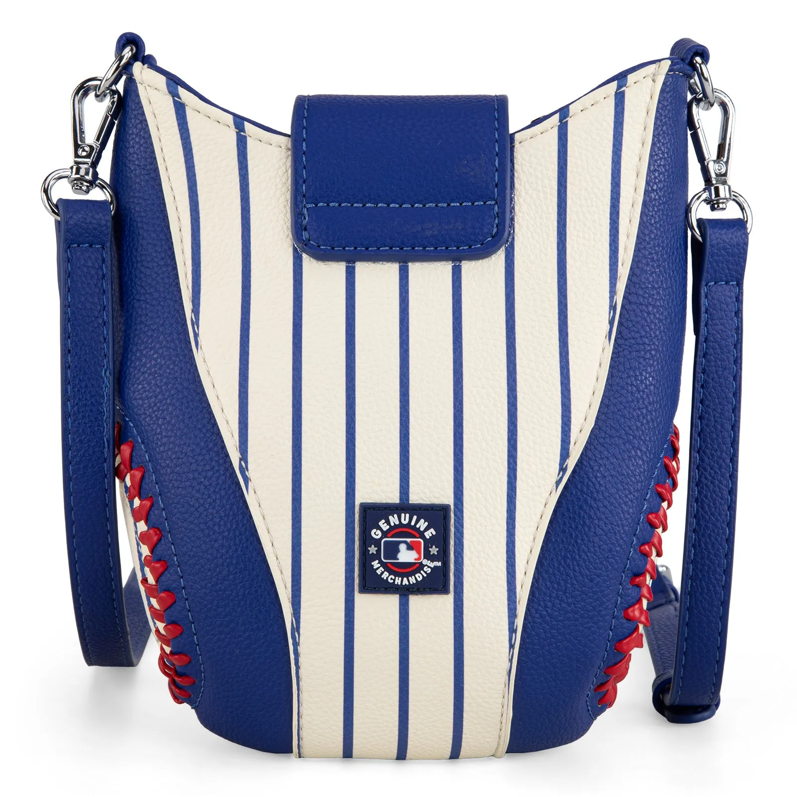 MLB-MT105    MLB New York Mets Team Baseball Stitch Crossbody