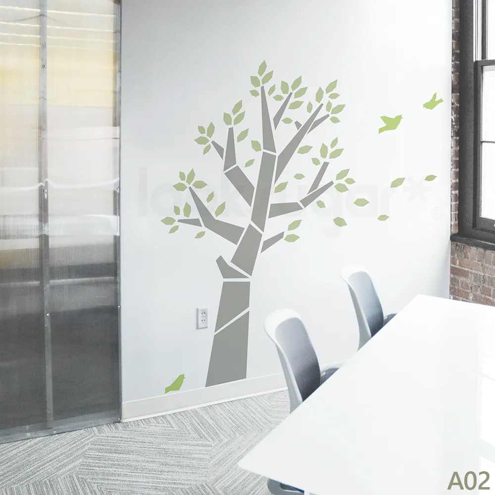 MODERN BABY NURSERY TREE WALL DECALS