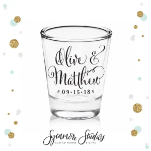 Modern Calligraphy - Shot Glass #32