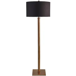 Modern Floor Lamp in Black and Gold