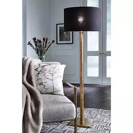 Modern Floor Lamp in Black and Gold