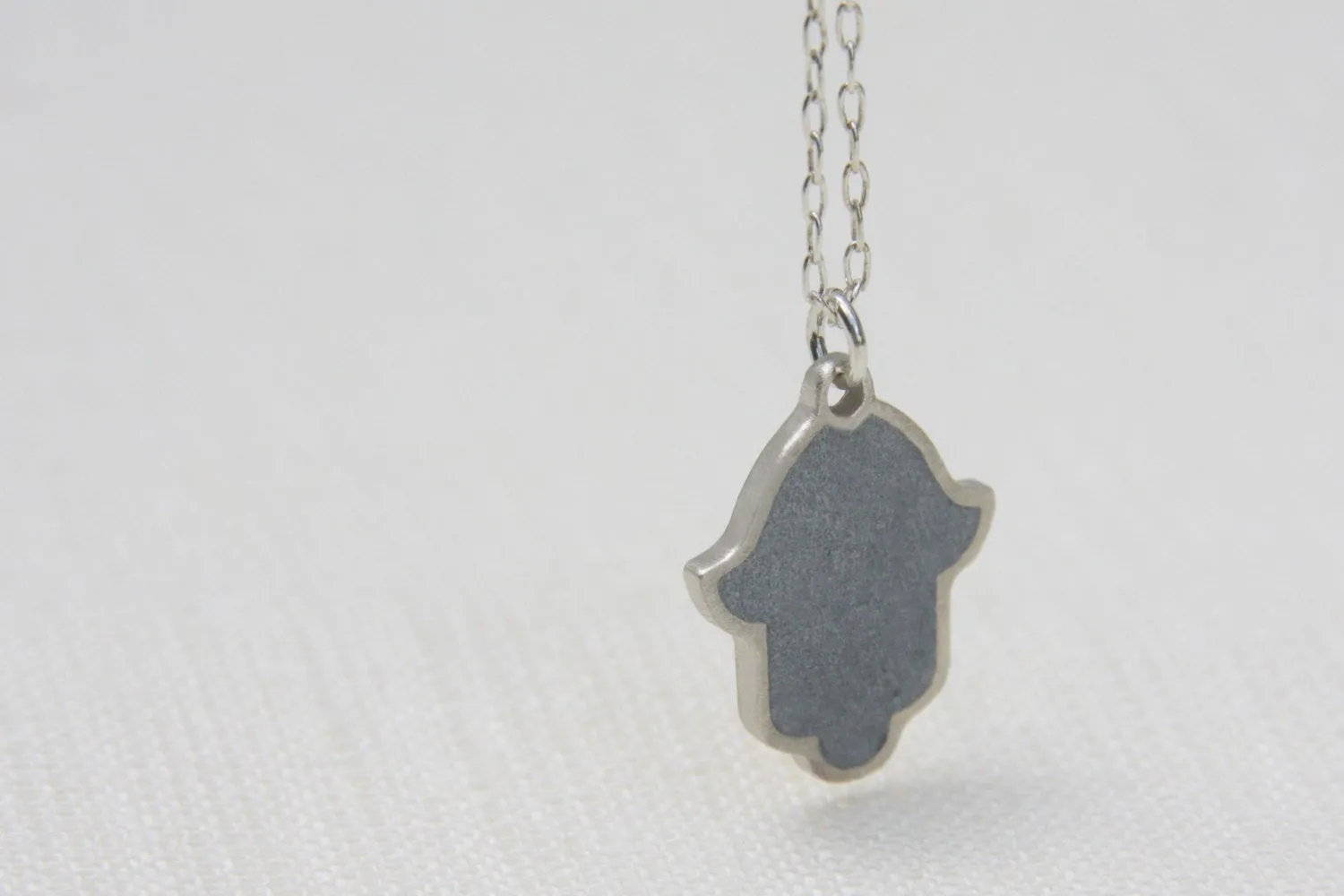 Modern Gold Hamsa Necklace