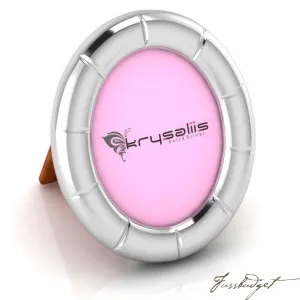 Modern Oval Sterling Silver Picture Frame