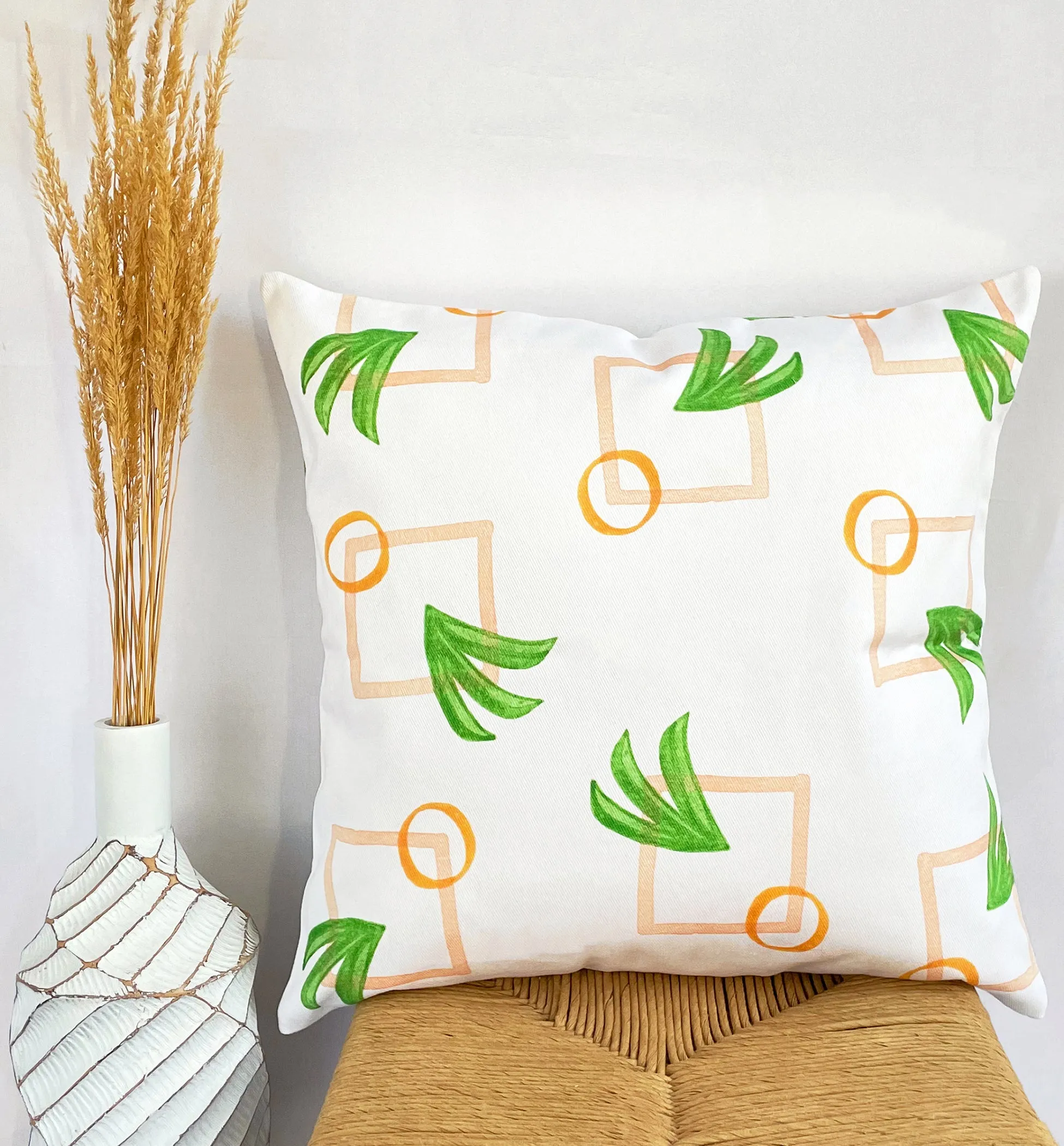 Modern Palm Pillow