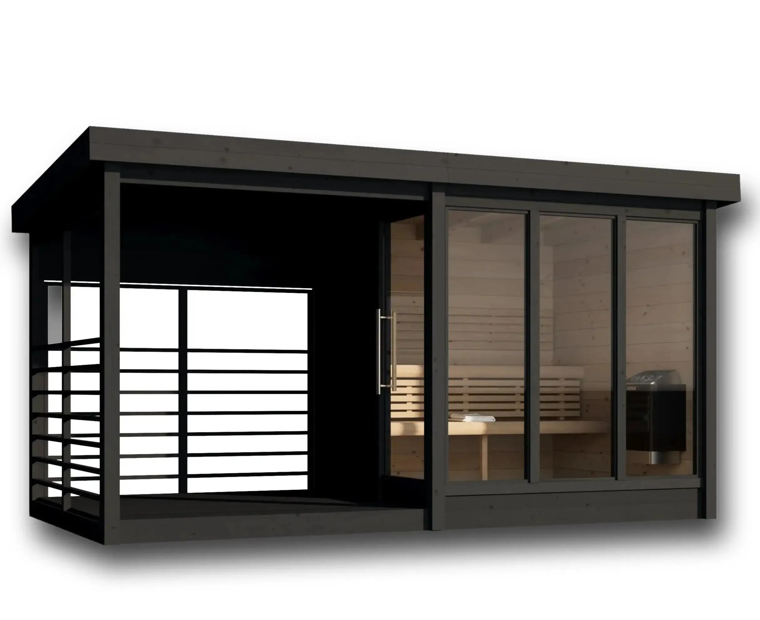 Modern Sauna - Terassi