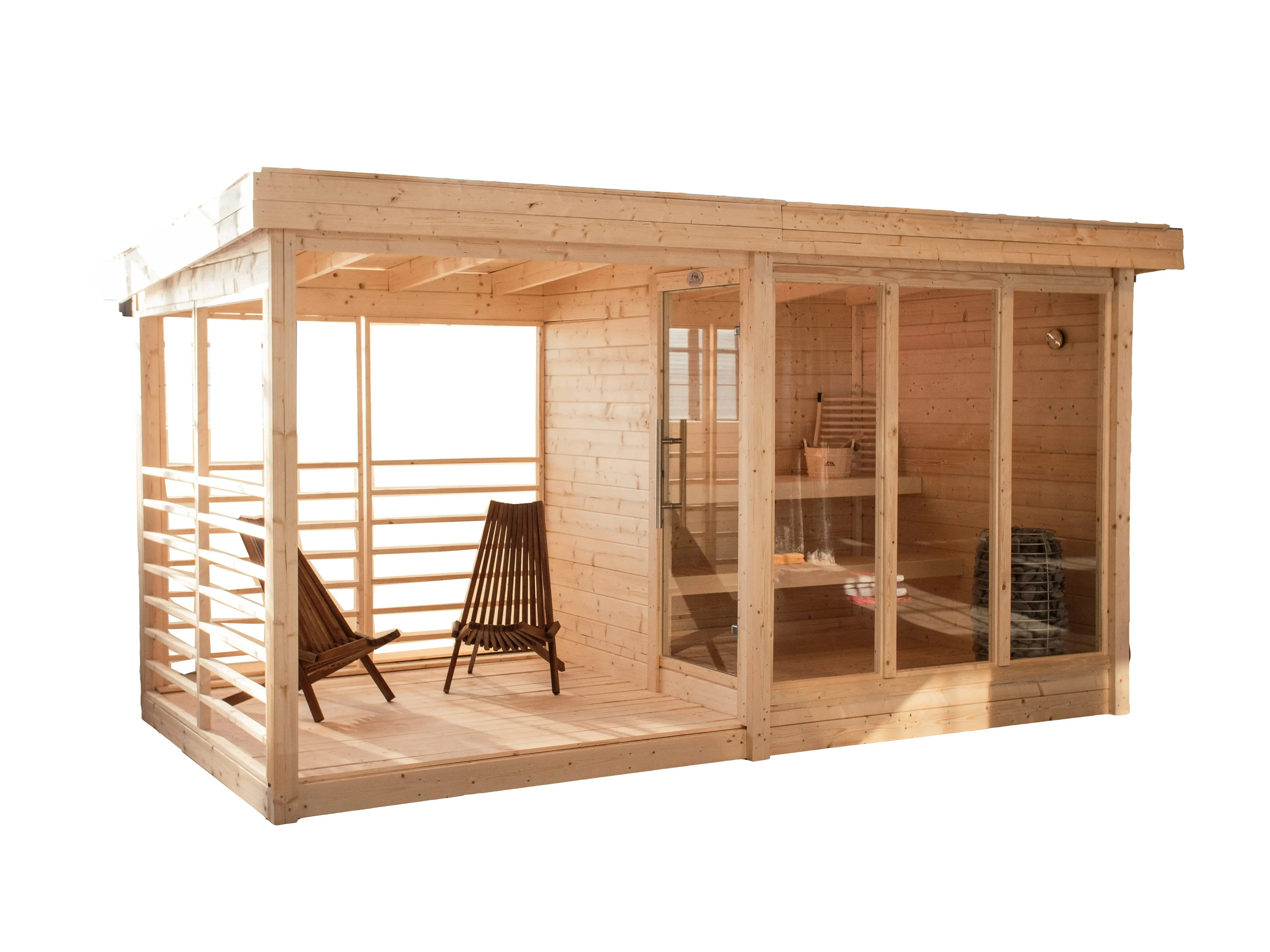 Modern Sauna - Terassi