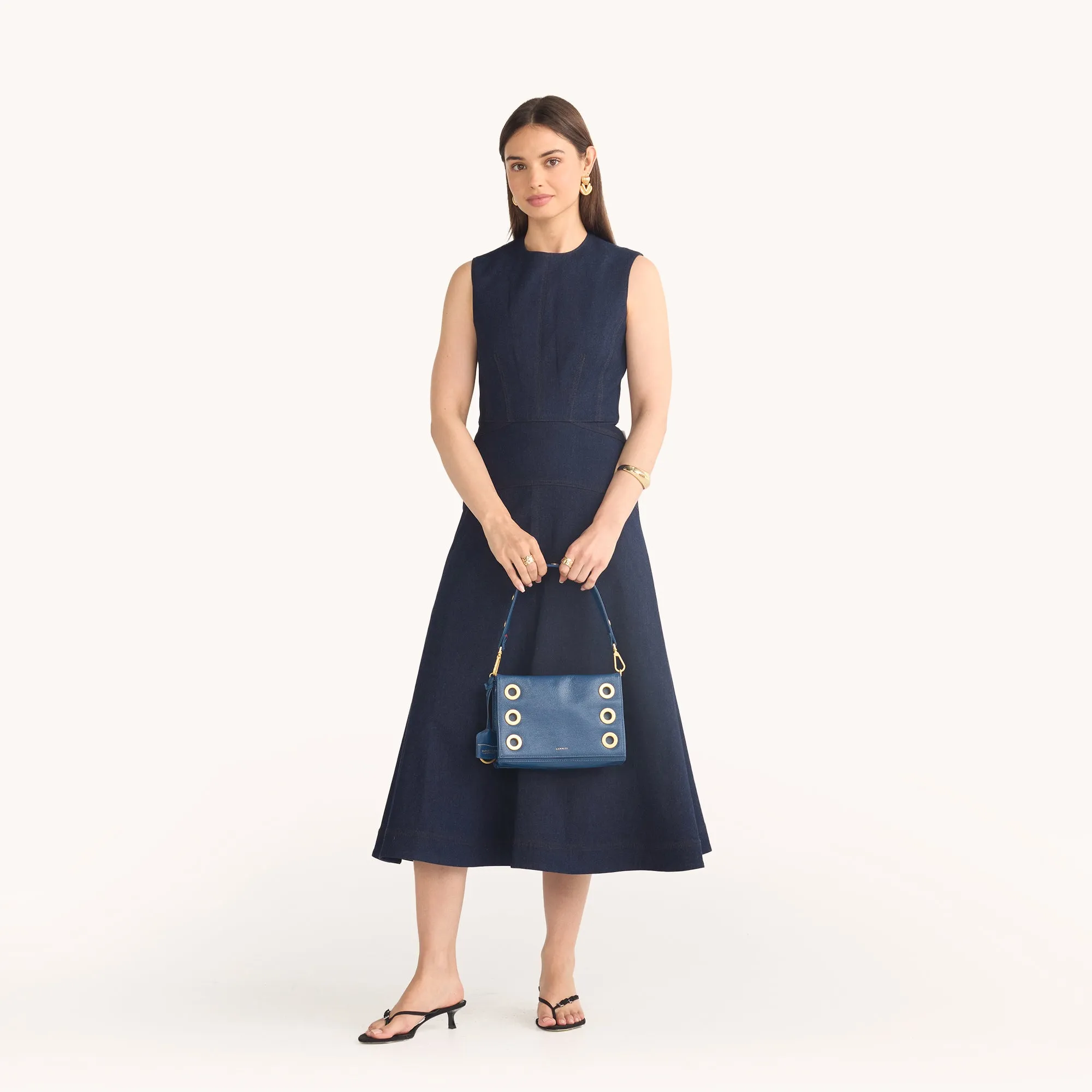 Montana Clutch | Pacific Collection Re-Edition/Brushed Gold | Sml