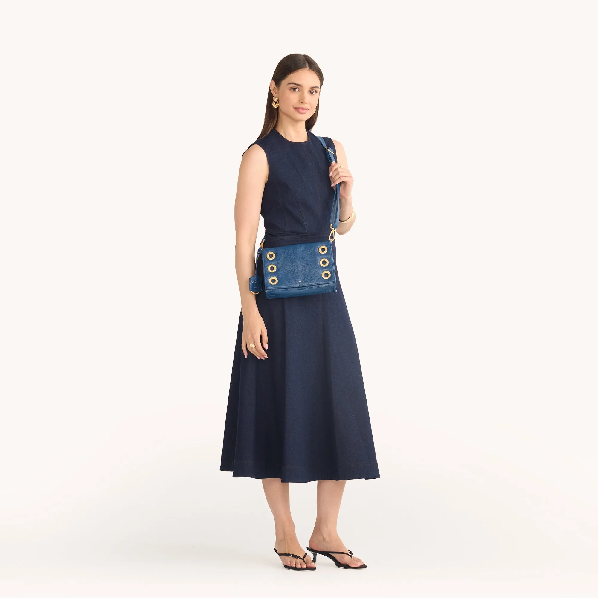Montana Clutch | Pacific Collection Re-Edition/Brushed Gold | Sml