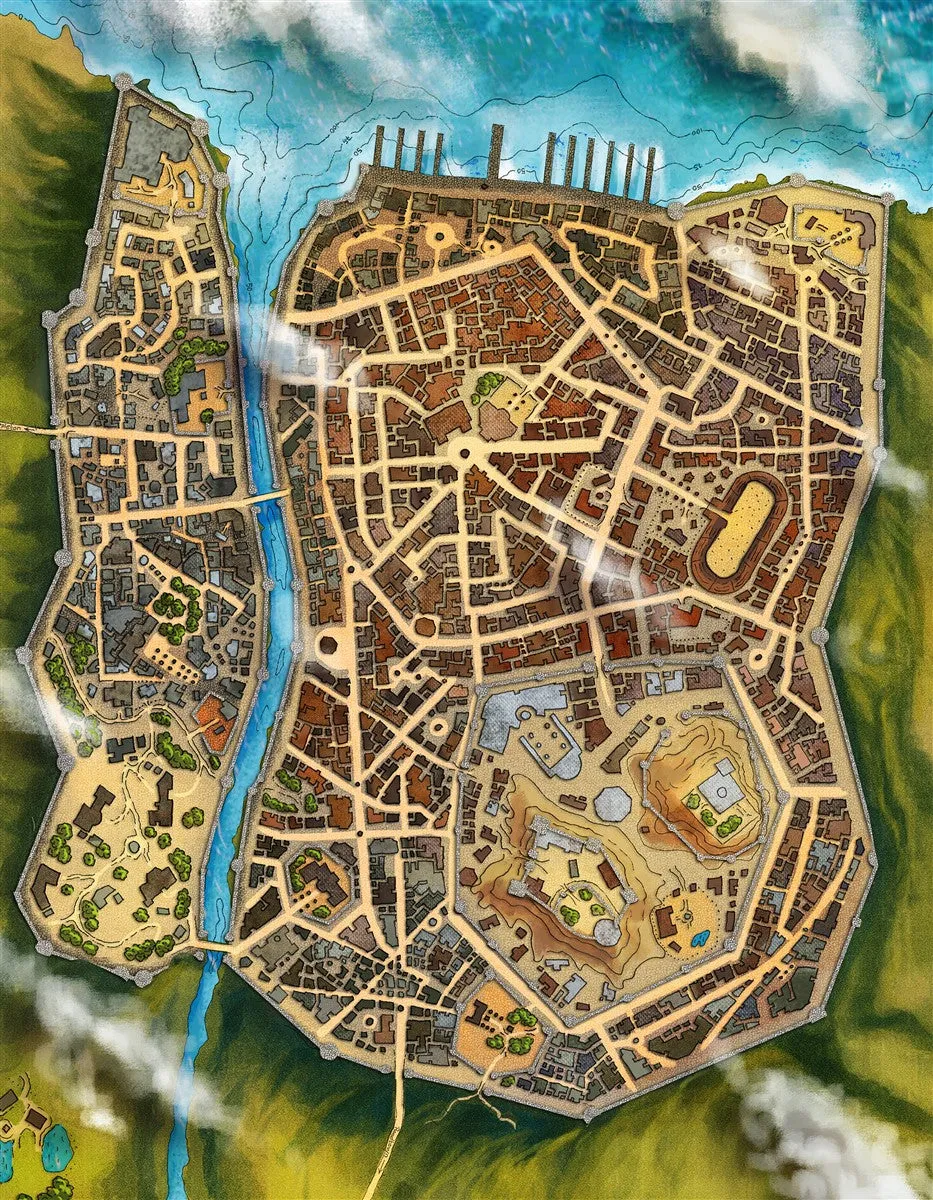 Morview City Fantasy Map Patreon