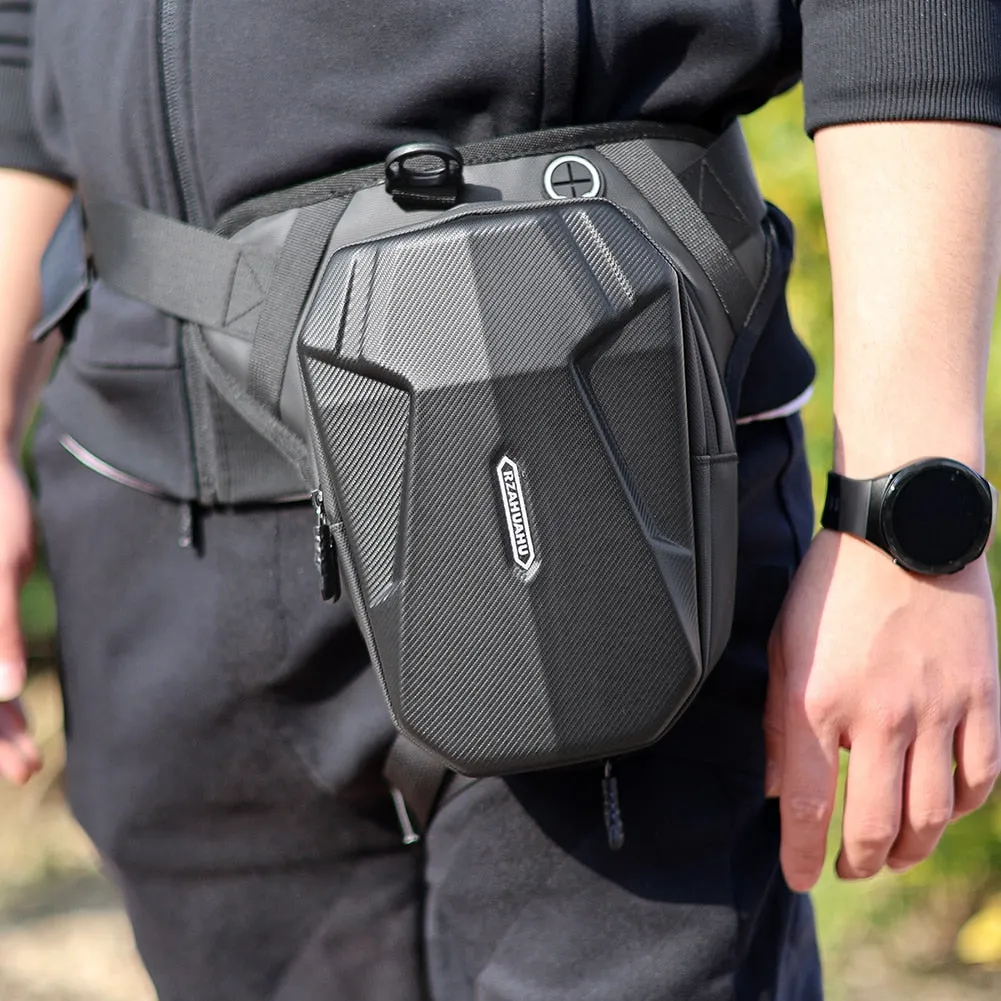 Motorcycle Drop Waist Leg Bag Portable Waterproof EVA Leg Side Bag