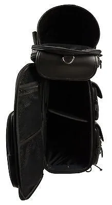 MOTORCYCLE LARGE SISSY TRAVEL BAR BAGS PLAIN TRAVEL LUGGAGE TWIST LOCK CLOSURE
