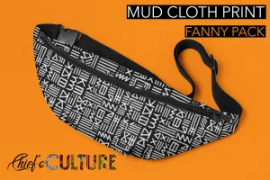 MUD CLOTH PRINT Crossbody Fanny Pack