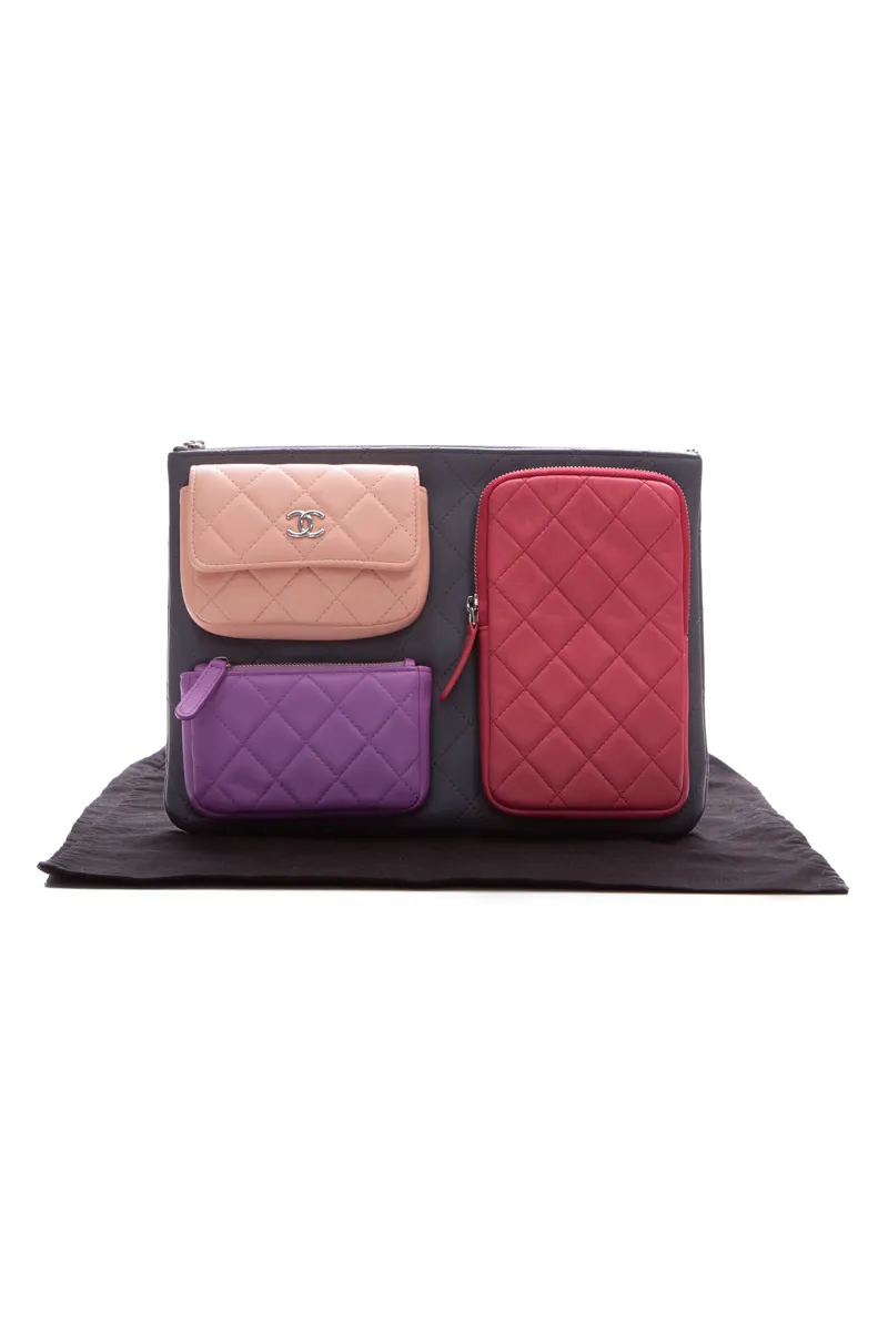 Multipocket Quilted Pouch
