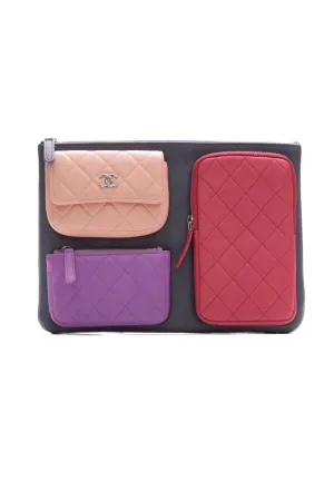 Multipocket Quilted Pouch