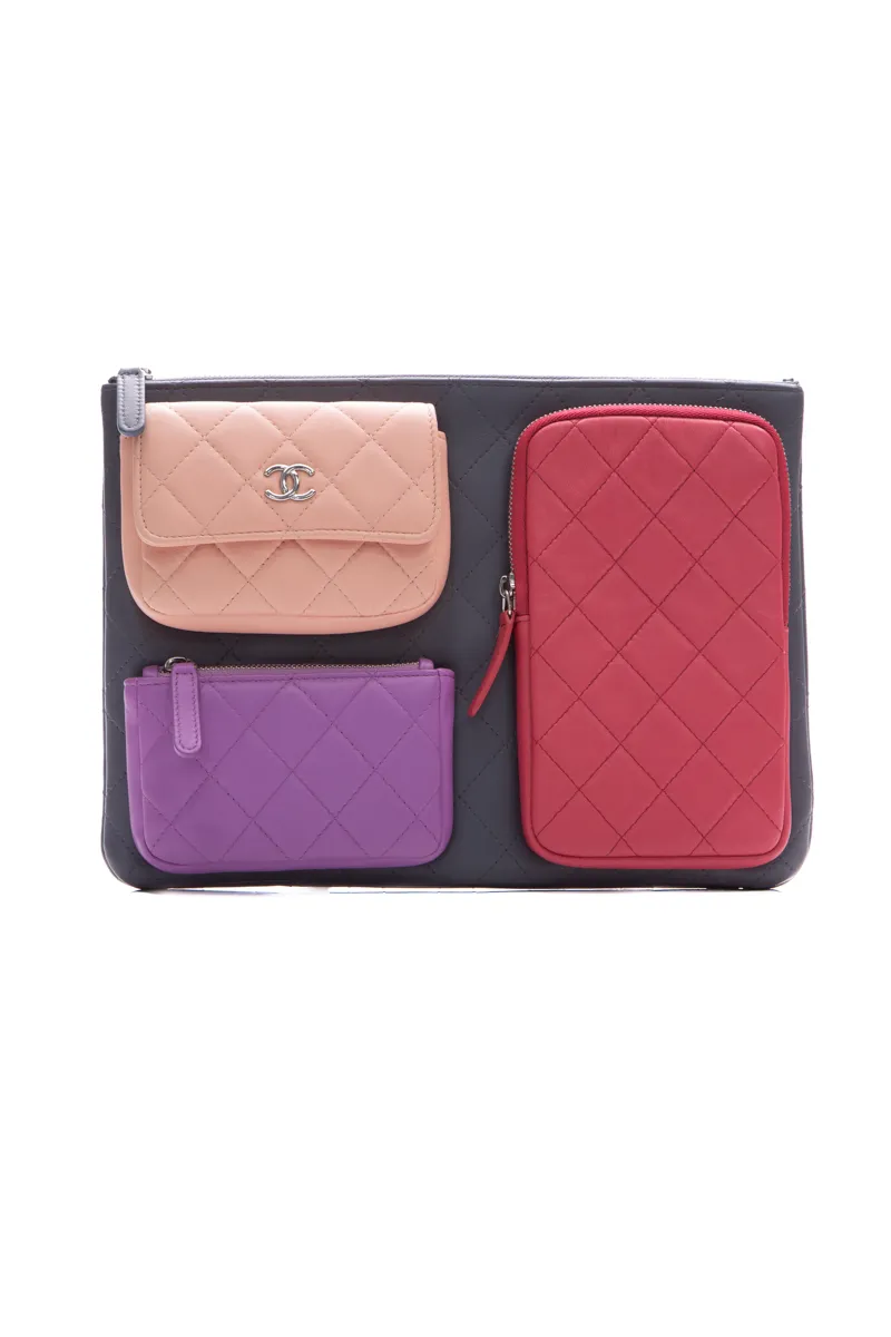 Multipocket Quilted Pouch