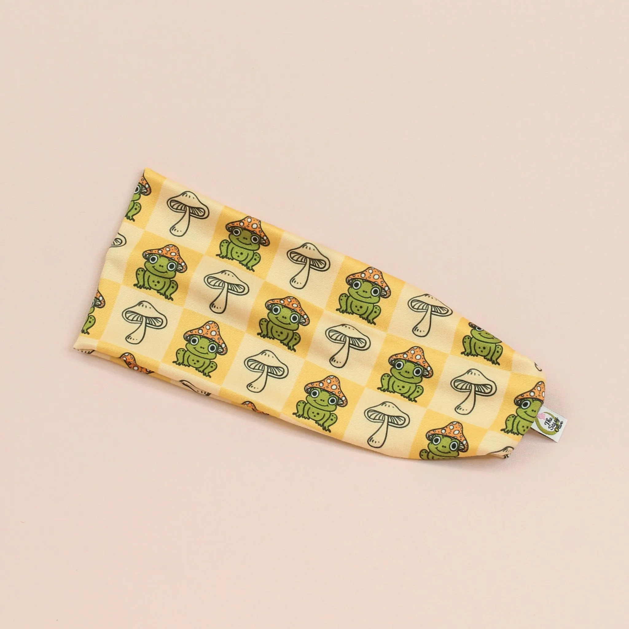 Mushroom Frogs Stretch Headband