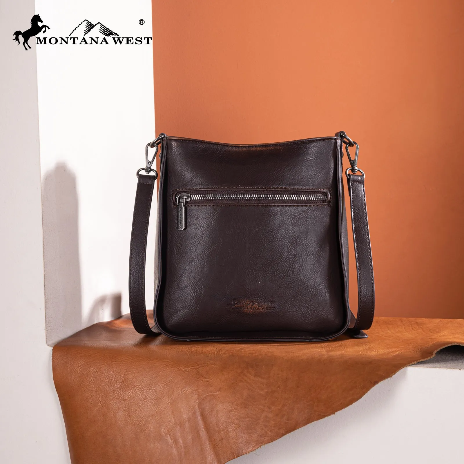 MW1317-8360  Montana West Embroidered Aztec Crossbody