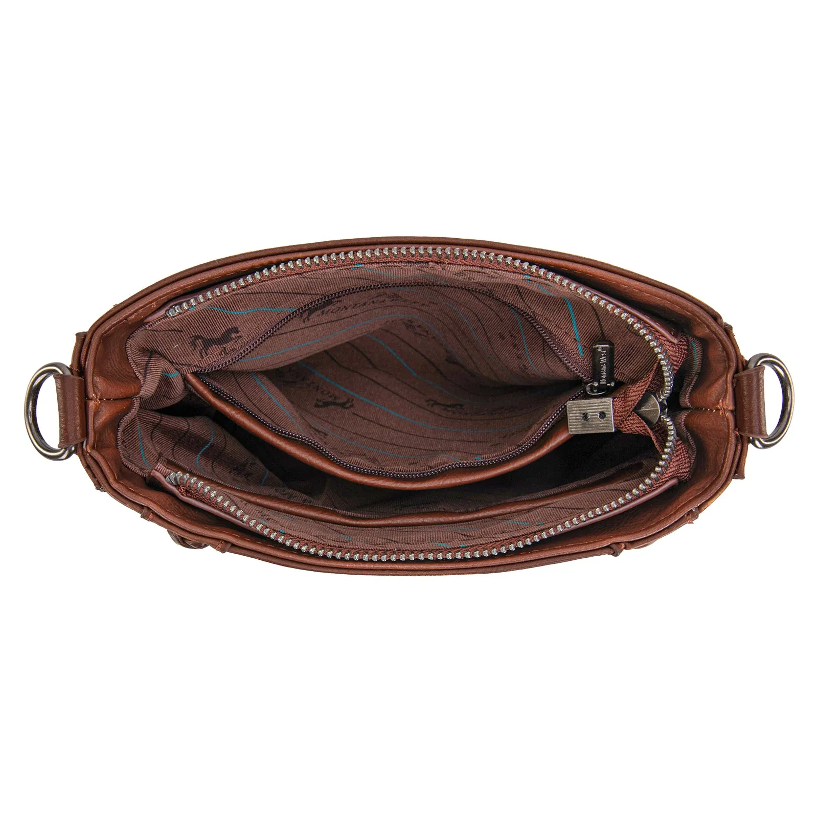 MW1317-8360  Montana West Embroidered Aztec Crossbody