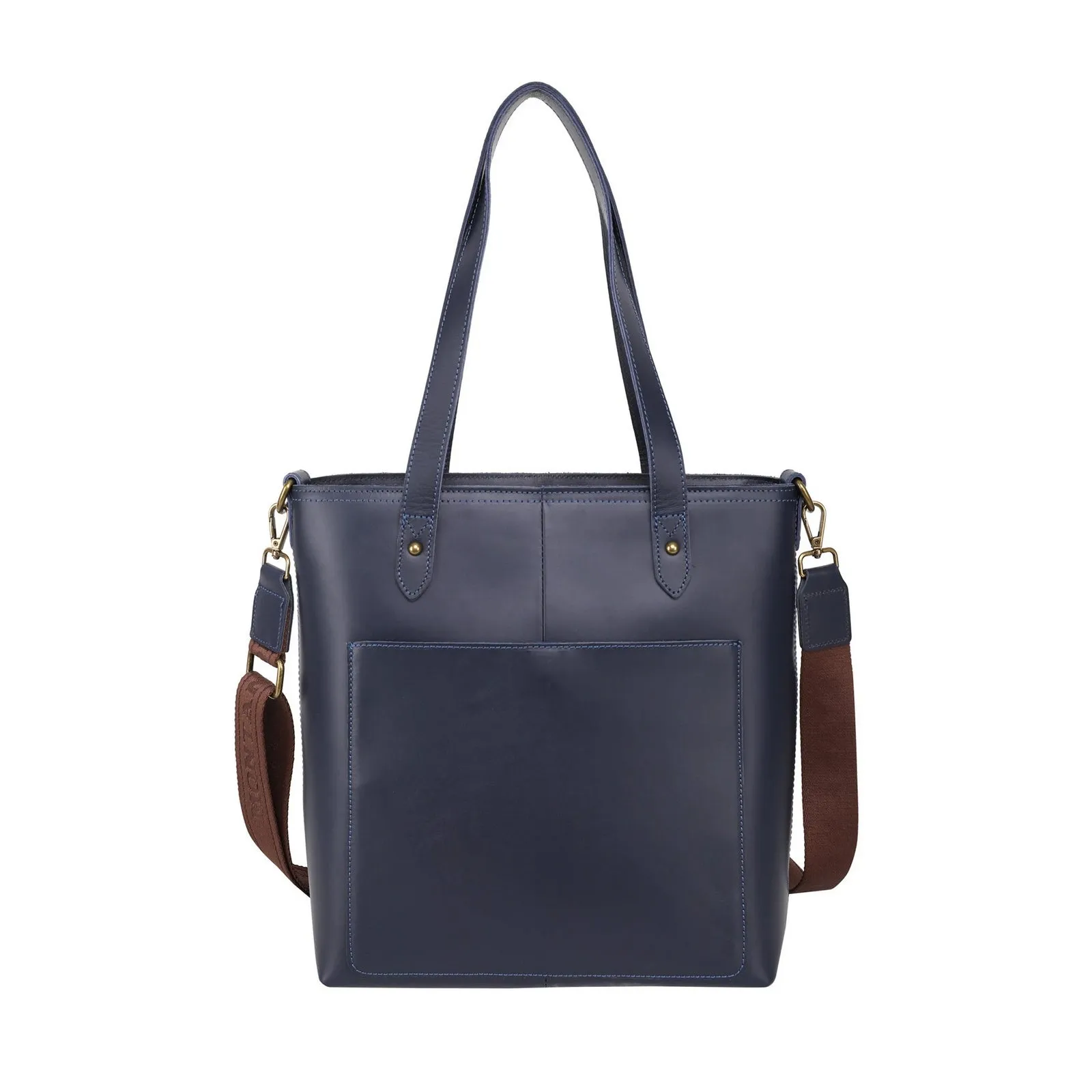 MWL-G015 Montana West Real Leather Safety Travel Tote/Crossbody